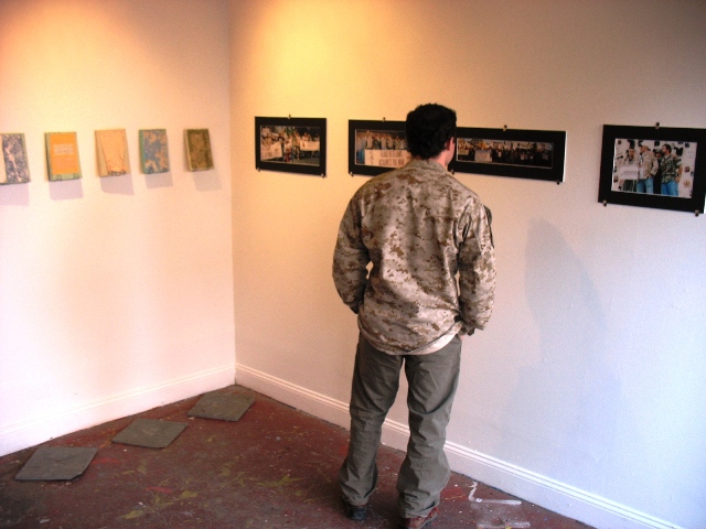 Viewing gallery exhibits